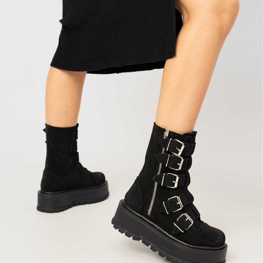        Ghete - Luna - Velur Black